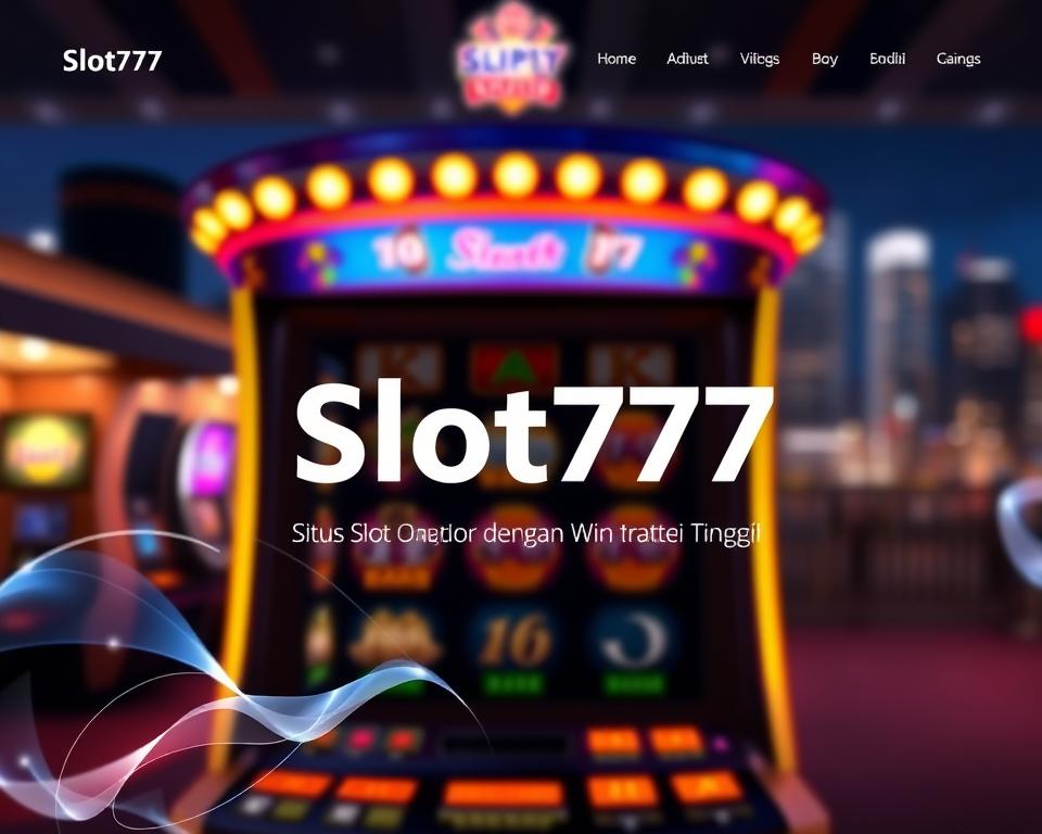 Slot777: Situs Slot Online Gacor dengan Winrate Tinggi 2025